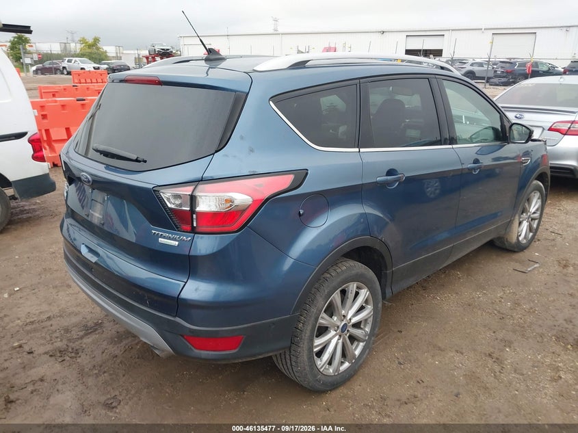 Vin: 1fmcu0j91jub99905, lot: 46635211, ford escape titanium 20184