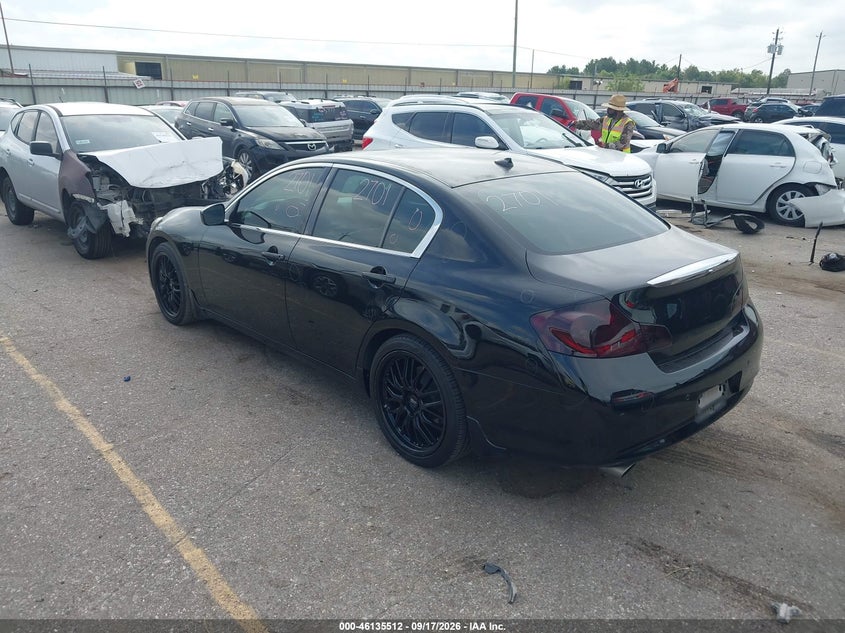 Vin: jn1cv6ap6dm302505, lot: 46635246, infiniti g37 journey 20133