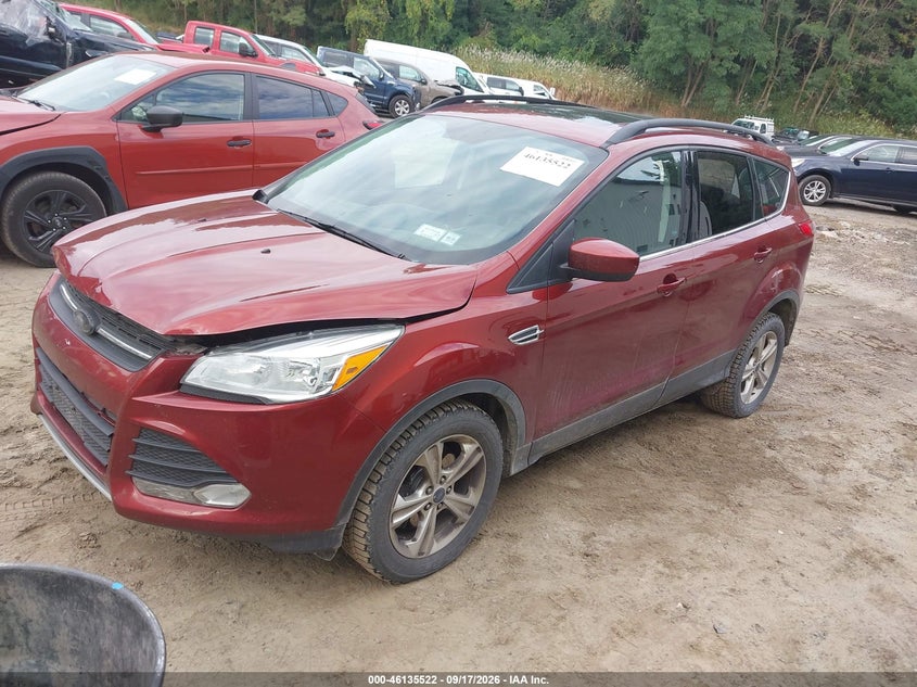 Vin: 1fmcu9g94eud05717, lot: 46635256, ford escape se 20142