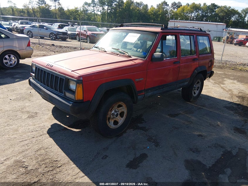 1993 Jeep Cherokee, Звичайний знос, IAAI, VIN 1J4FJ68S5PL597617 — фото 2
