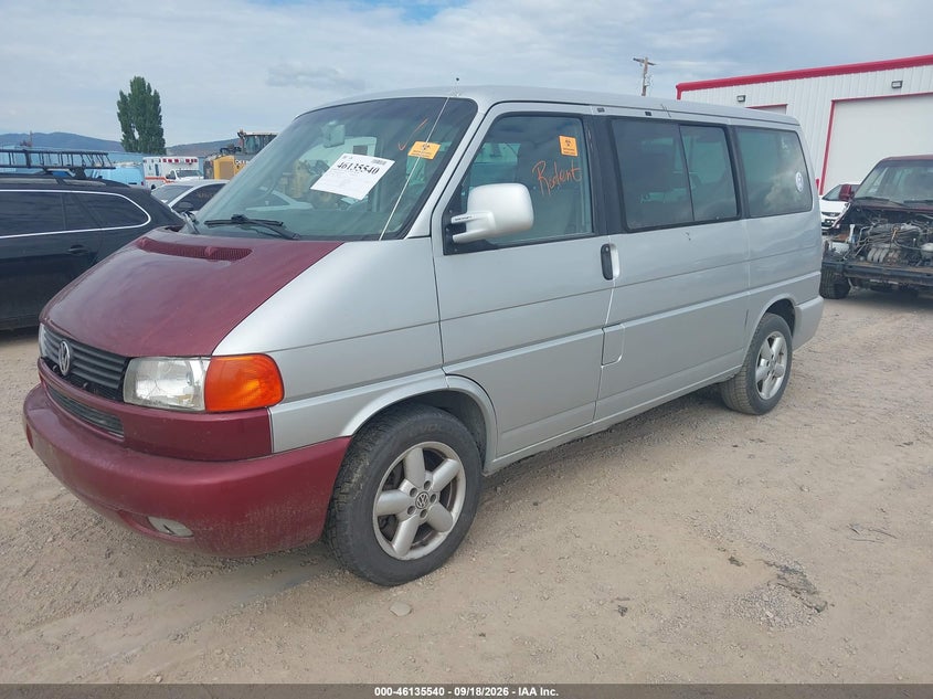 2002 VOLKSWAGEN EUROVAN auction photo 2