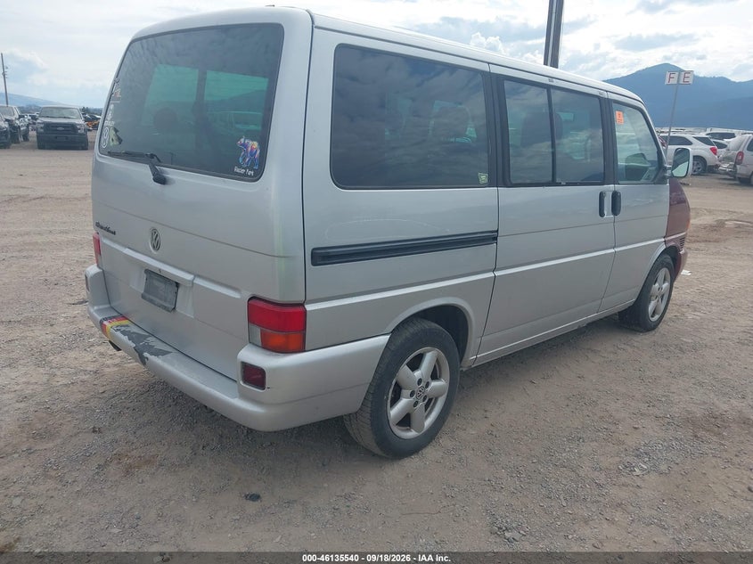 2002 VOLKSWAGEN EUROVAN auction photo 4
