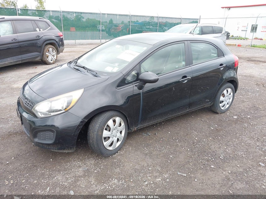 Vin: knadm5a33d6125411, lot: 46635275, kia rio lx 20132