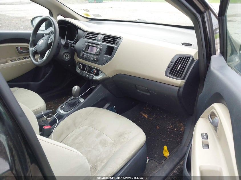KIA RIO 2013 VIN KNADM5A33D6125411