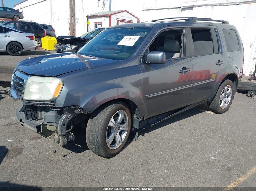Vin: 5fnyf4h77db055398, lot: 46635290, honda pilot ex-l 20132