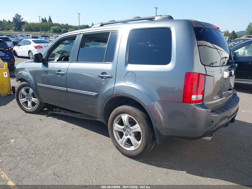 Vin: 5fnyf4h77db055398, lot: 46635290, honda pilot ex-l 20133