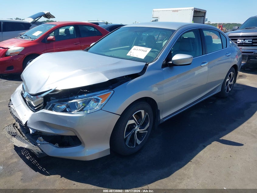 Vin: 1hgcr2f39ga188569, lot: 46635294, honda accord lx 20162