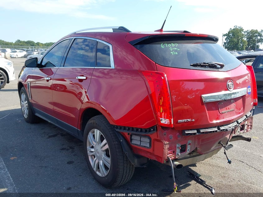 Vin: 3gyfnee3xes563921, lot: 46635329, cadillac srx luxury collection 20143
