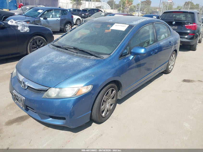 Vin: 2hgfa1f54ah581310, lot: 46635336, honda civic lx 20102