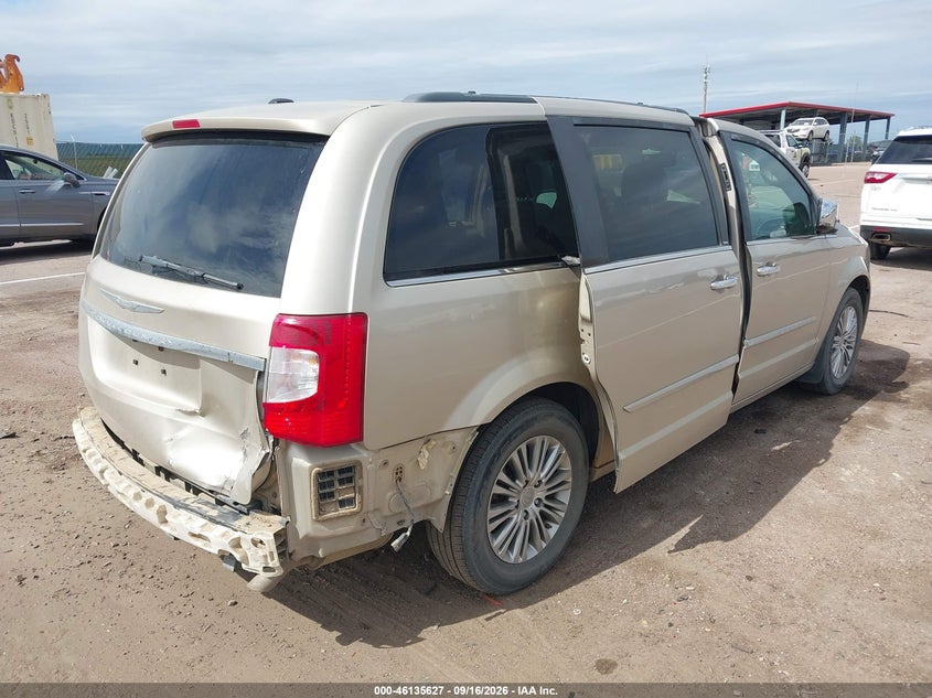 Vin: 2c4rc1cg7dr590366, lot: 46635361, chrysler town & country touring-l 20134