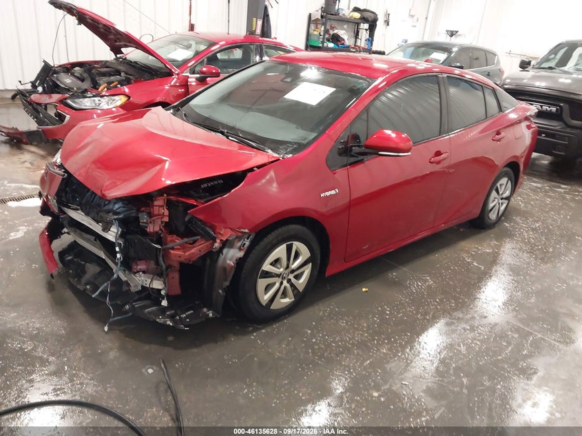 Vin: jtdkarfu4h3540434, lot: 46635362, toyota prius four 20172
