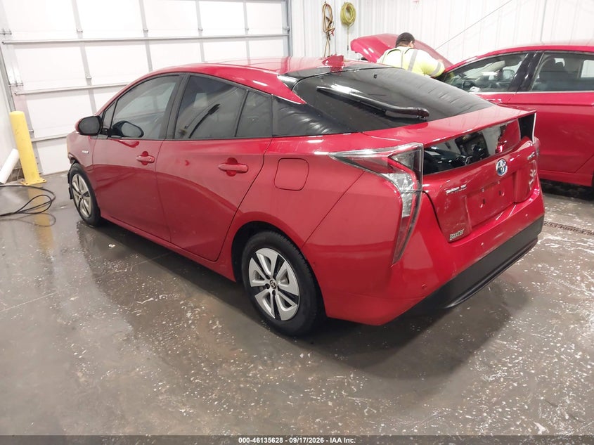 Vin: jtdkarfu4h3540434, lot: 46635362, toyota prius four 20173