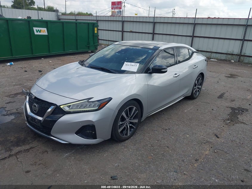 Vin: 1n4aa6dv4lc370337, lot: 46635367, nissan maxima sl xtronic cvt 20202