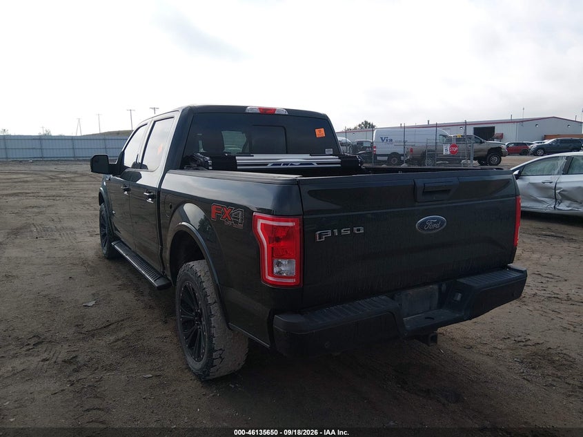Vin: 1ftew1eg8fkd35813, lot: 46635384, ford f-150 xlt 20153