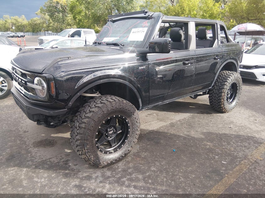 Vin: 1fmde5bh9nlb38155, lot: 46635463, ford bronco outer banks 20222