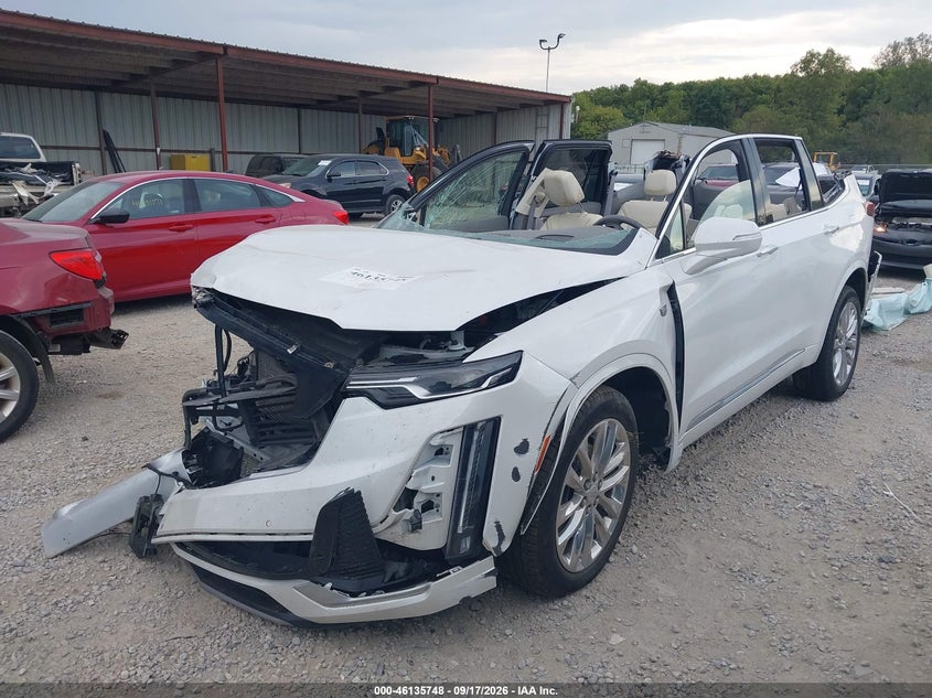 Vin: 1gykpdrsxsz124950, lot: 46635482, cadillac xt6 awd premium luxury 20252