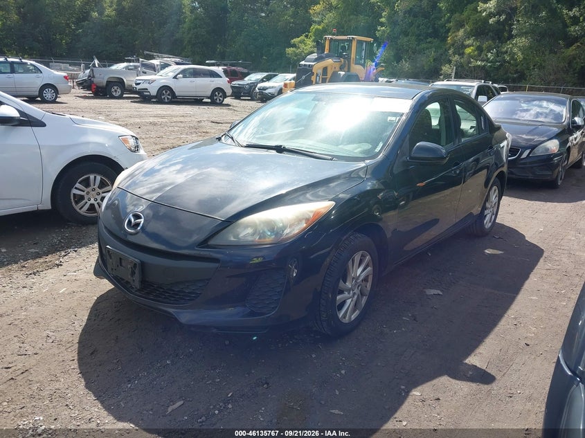 Vin: jm1bl1v83c1597132, lot: 46635501, mazda mazda3 i touring 20122