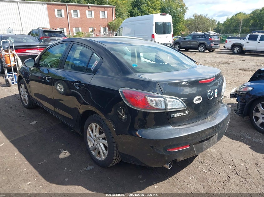 Vin: jm1bl1v83c1597132, lot: 46635501, mazda mazda3 i touring 20123