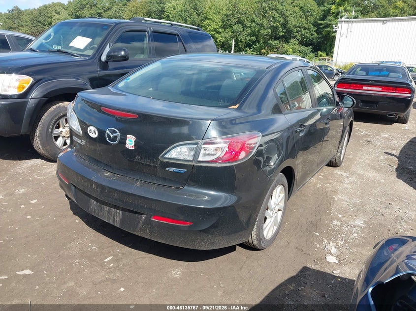 Vin: jm1bl1v83c1597132, lot: 46635501, mazda mazda3 i touring 20124