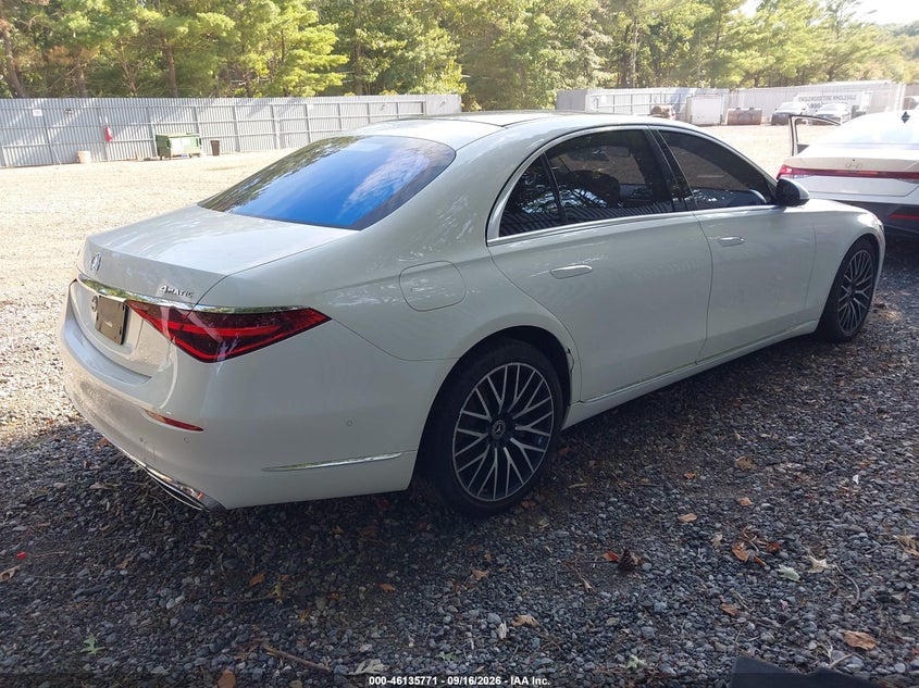 Vin: w1k6g6db9pa222440, lot: 46635505, mercedes-benz s 500 4matic 20234