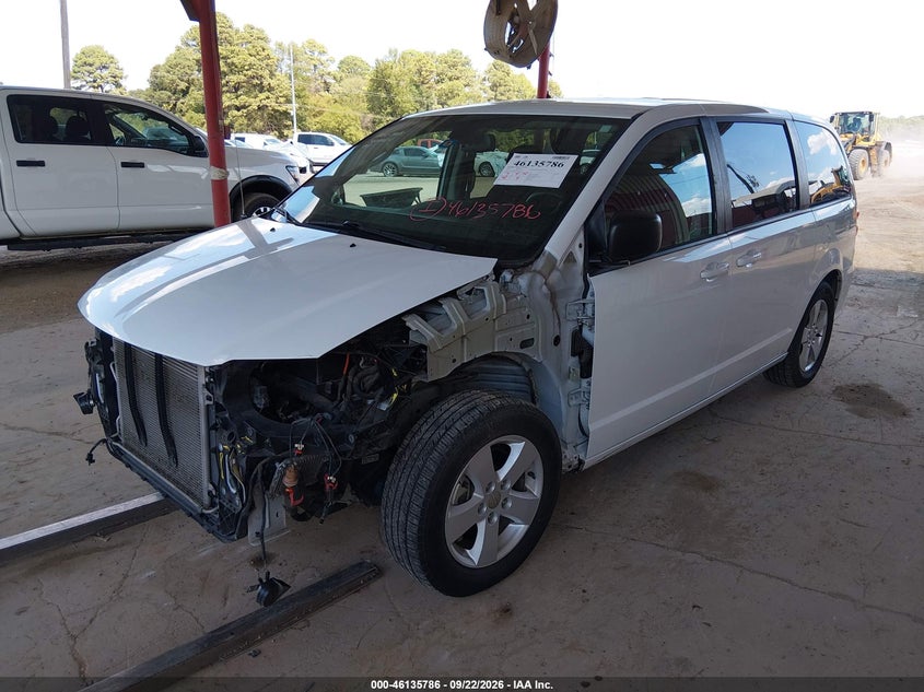 Vin: 2c4rdgbg3jr312612, lot: 46635520, dodge grand caravan se 20182