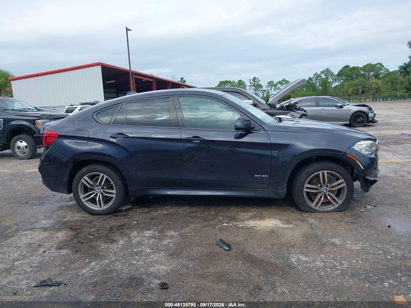 BMW X6 2015 VIN 5UXKU2C58F0F95206