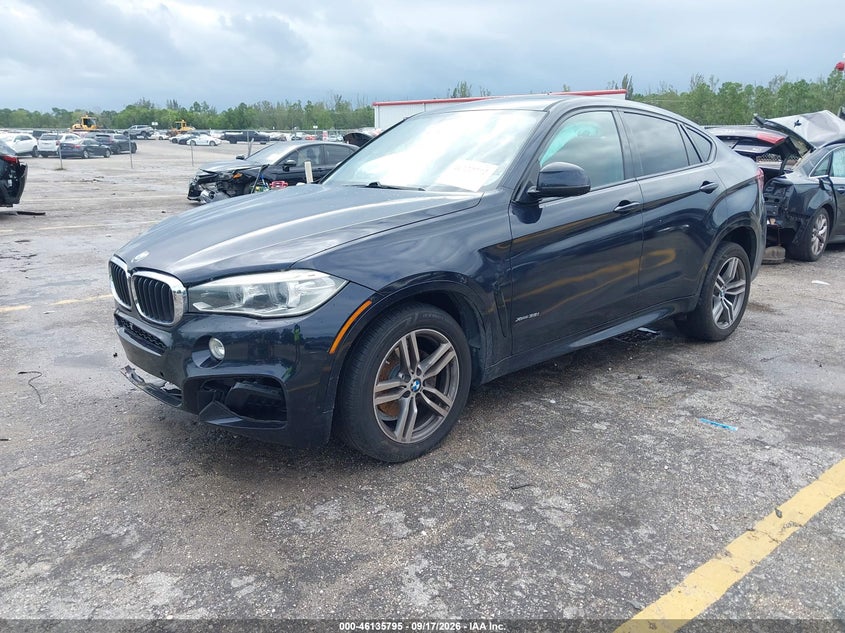 Vin: 5uxku2c58f0f95206, lot: 46635529, bmw x6 xdrive35i 20152