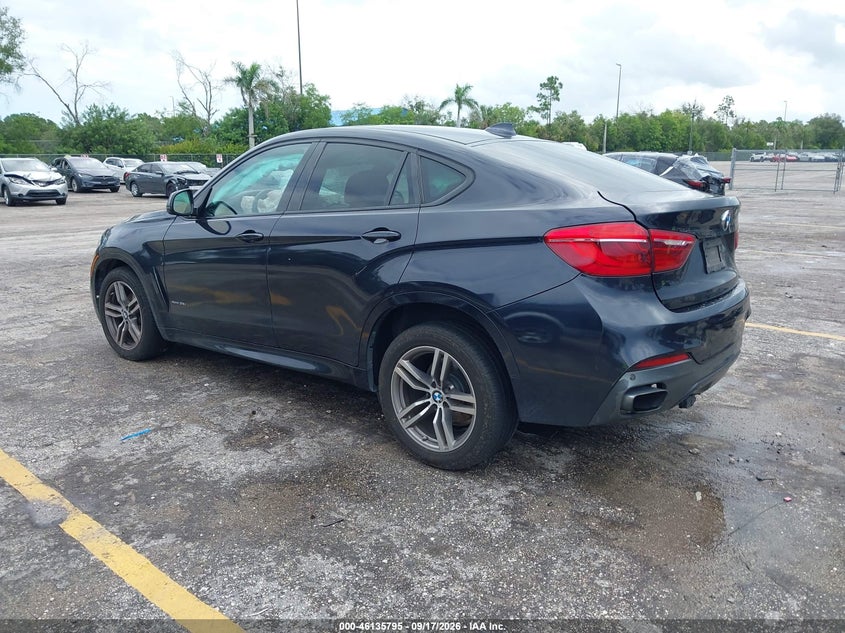 Vin: 5uxku2c58f0f95206, lot: 46635529, bmw x6 xdrive35i 20153