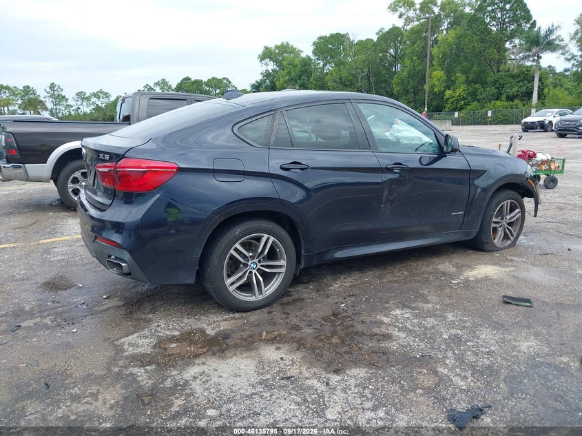 Vin: 5uxku2c58f0f95206, lot: 46635529, bmw x6 xdrive35i 20154