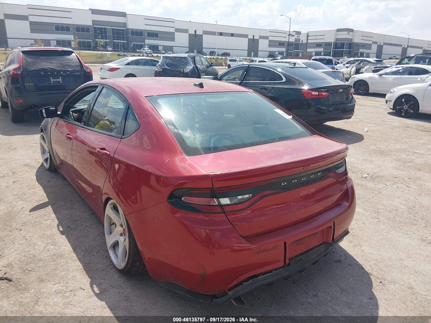 Vin: 1c3cdfba2dd198870, lot: 46635531, dodge dart rallye 20133
