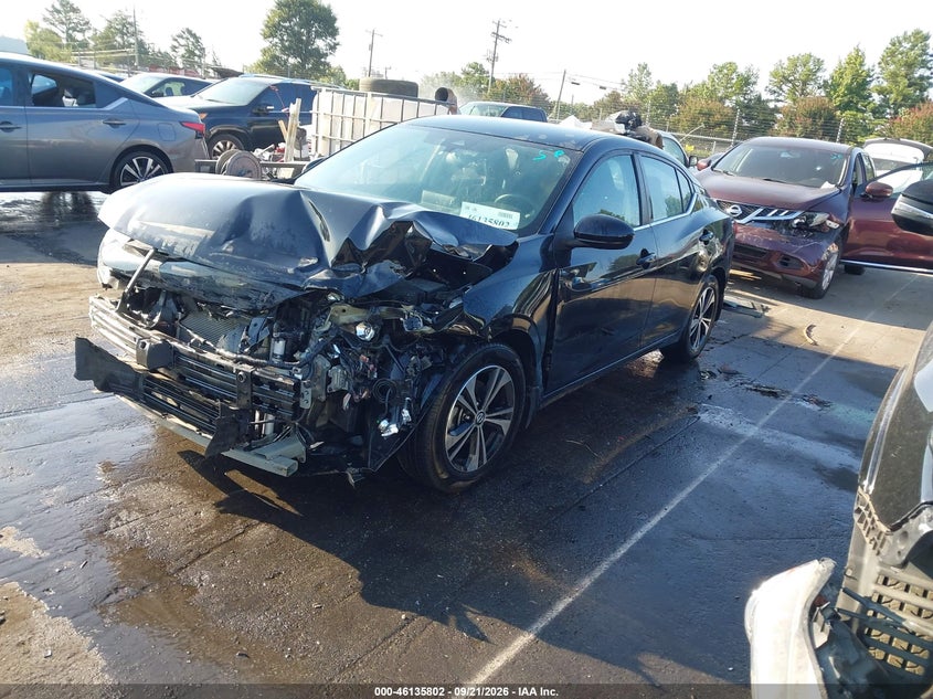 Vin: 3n1ab8cv2my330029, lot: 46635536, nissan sentra sv xtronic cvt 20212