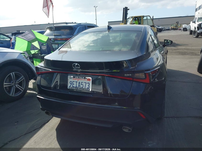 LEXUS IS 300 2023 VIN JTHDA1D28P5124058