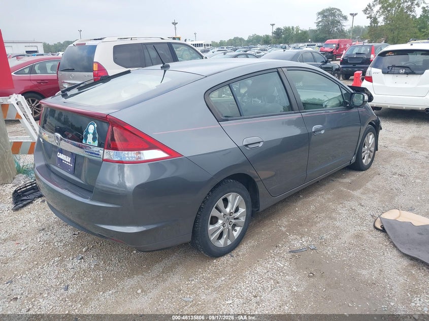 Vin: jhmze2h71es000962, lot: 46635540, honda insight ex 20144