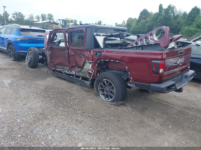 Vin: 1c6hjtfg2nl130493, lot: 46635546, jeep gladiator overland 4x4 20223