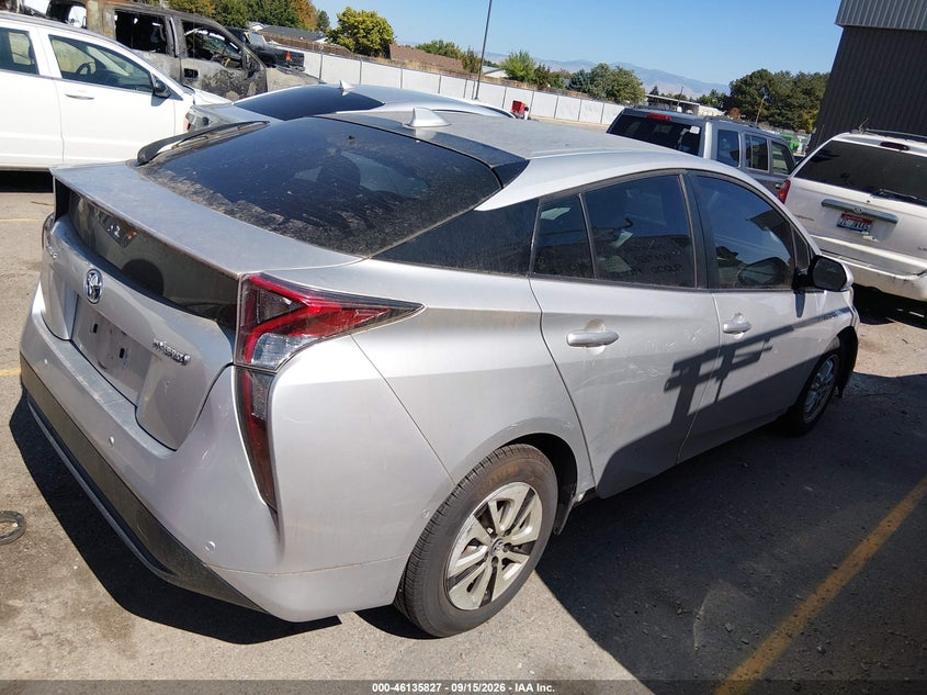 Vin: jtdkbrfu7j3586925, lot: 46635561, toyota prius two 20184