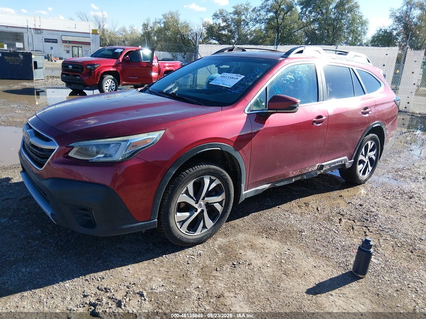Vin: 4s4btamc5m3121925, lot: 46635582, subaru outback limited 20212