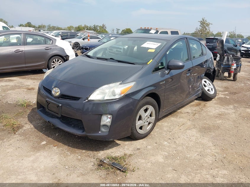 Vin: jtdkn3du9a0126139, lot: 46635587, toyota prius 20102
