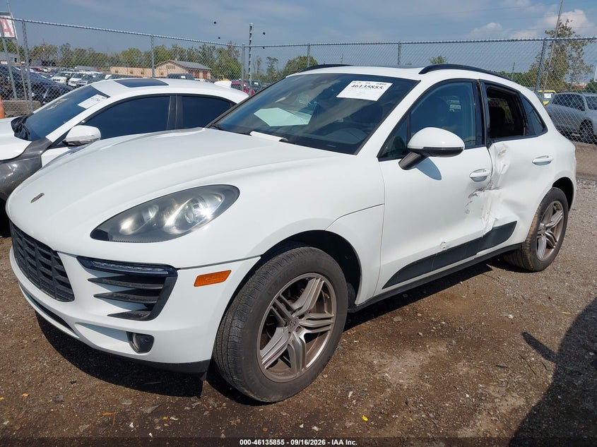 Vin: wp1aa2a58jlb16262, lot: 46635589, porsche macan 20182