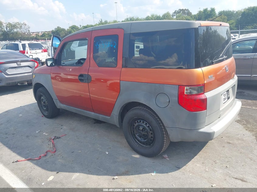HONDA ELEMENT 2004 VIN 5J6YH18334L010908