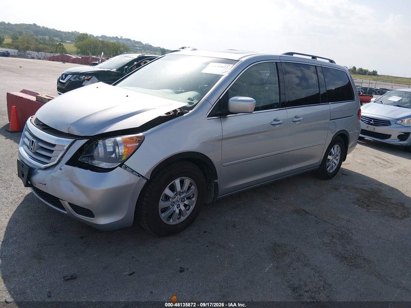 Vin: 5fnrl3h62ab091039, lot: 46635606, honda odyssey ex-l 20102