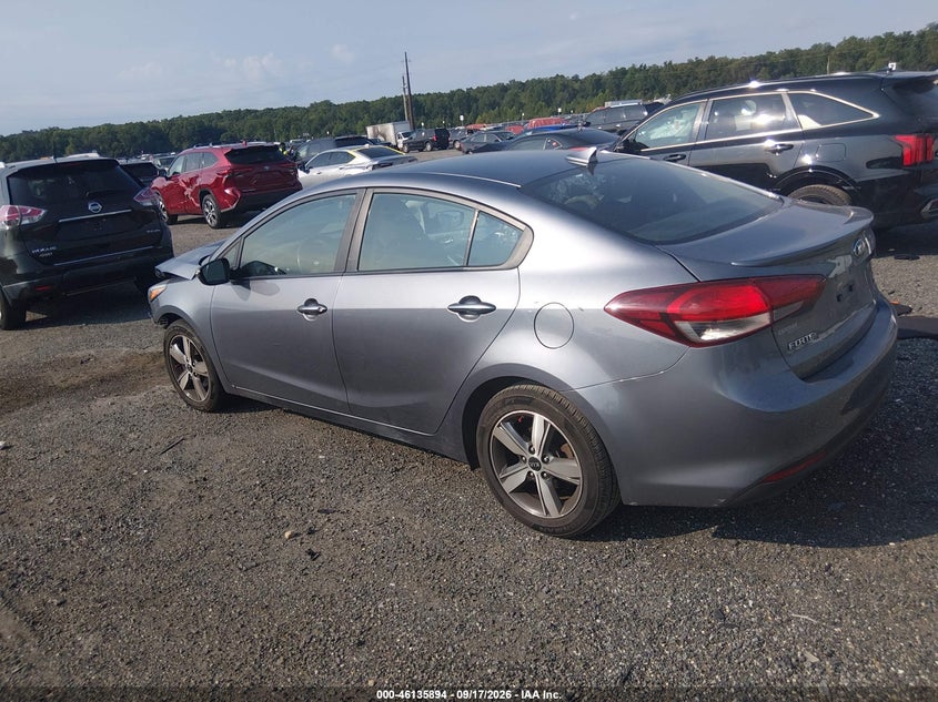 Vin: 3kpfl4a78je199313, lot: 46635628, kia forte s 20183