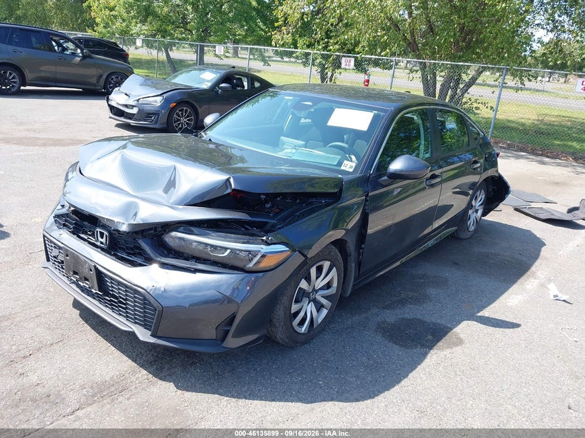 Vin: 2hgfe2f2xth544782, lot: 46635633, honda civic lx 20262