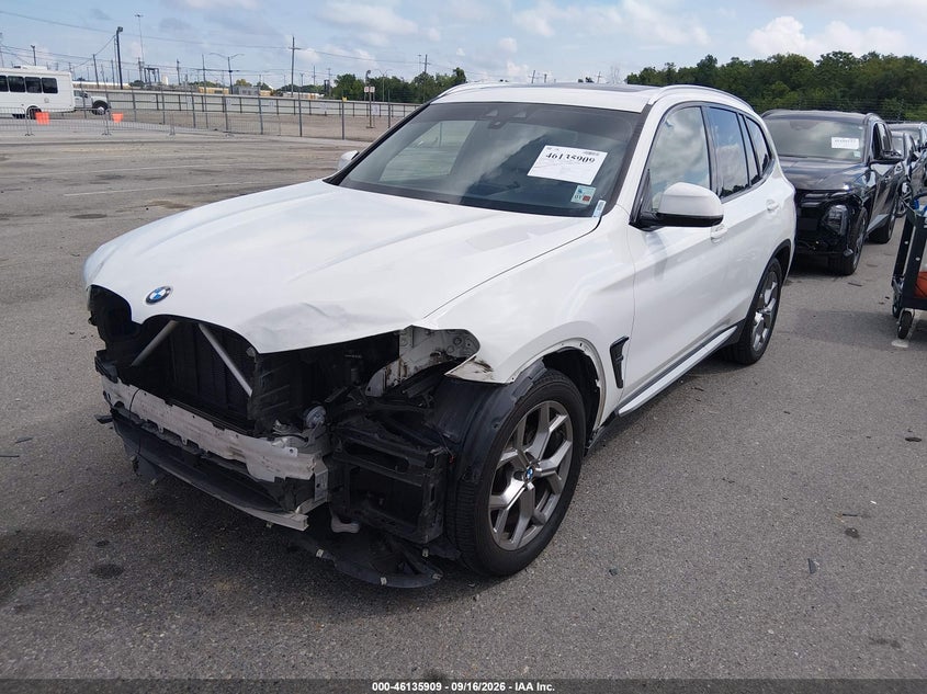 Vin: 5uxty5c05l9d58596, lot: 46635643, bmw x3 xdrive30i 20202