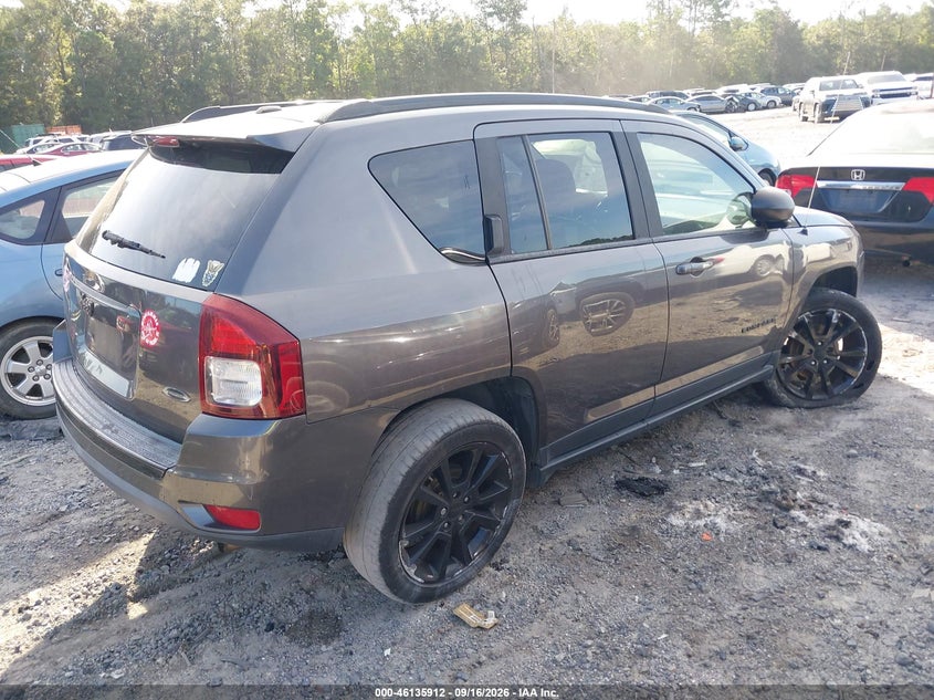 Vin: 1c4njcbaxfd264709, lot: 46635646, jeep compass altitude edition 20154