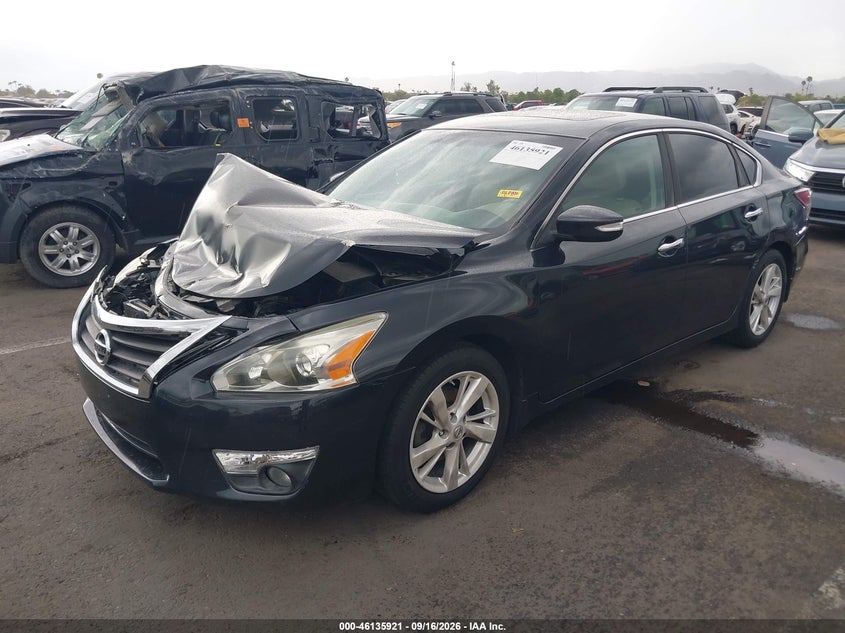 2015 Nissan Altima, Удар спереди, IAAI, VIN 1N4AL3AP3FN860341 — фото 2
