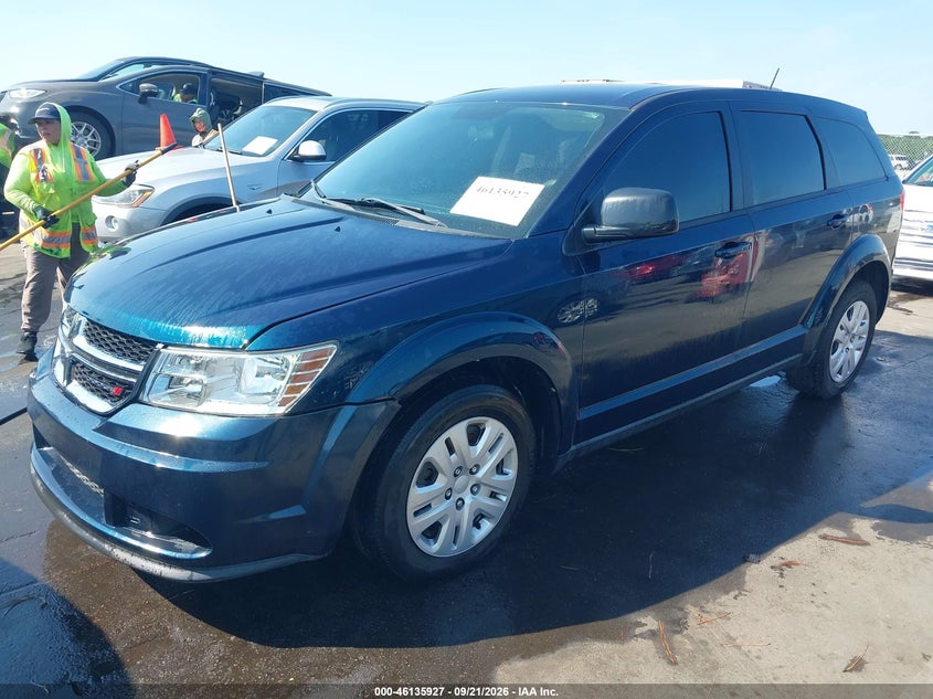 Vin: 3c4pdcab8ft669794, lot: 46635661, dodge journey american value pkg 20152