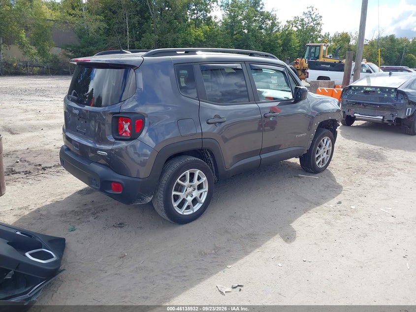 Vin: zacnjbbb1lpl07010, lot: 46635666, jeep renegade latitude 4x4 20204