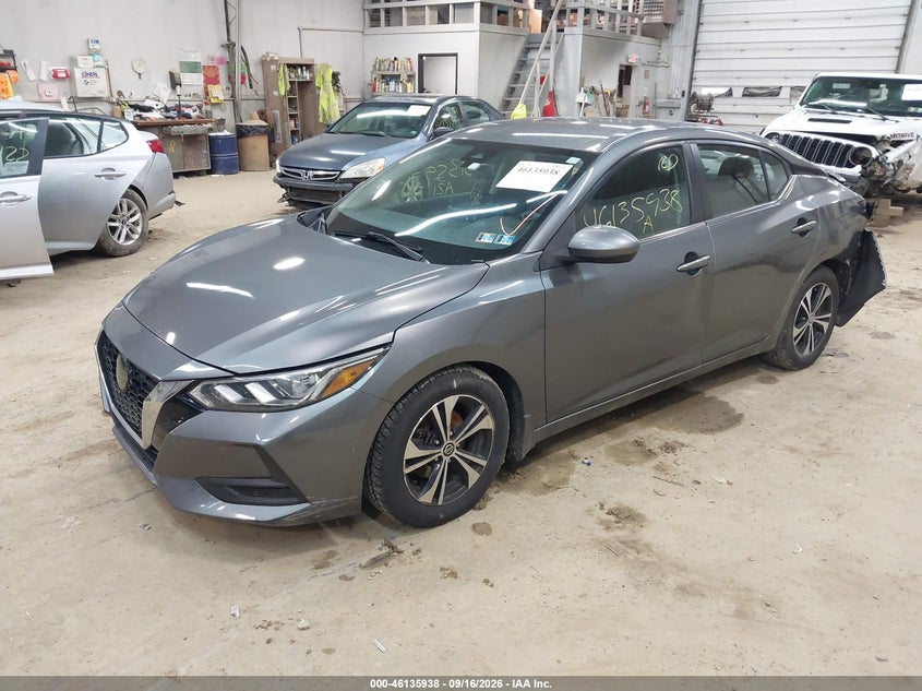 NISSAN SENTRA 2021 VIN 3N1AB8CV5MY258095