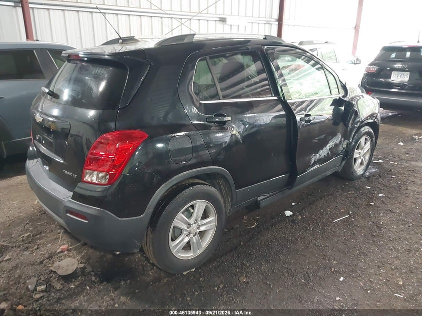Vin: kl7cjlsbxgb654476, lot: 46635677, chevrolet trax lt 20164