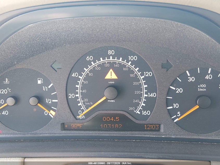 MERCEDES-BENZ E 320 1999 VIN WDBJF82H8XX020954